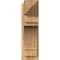 Ekena Millwork Merced Rough Sawn Arts and Crafts Outlooker, Western Red Cedar, 8"W x 22"D x 26"H OUT08X22X26MRC03RWR - alternate 4